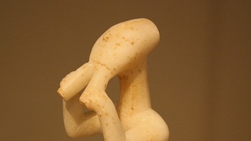 Aulos Player, Cyclades