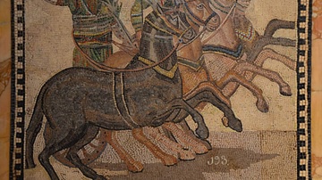 Mosaic with Circus Scene