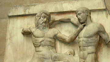 Centaur & Lapith Metope, Parthenon