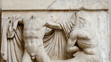 Lapith & Centaur, Parthenon Metope