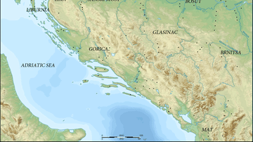 Map of Prehistoric Illyria