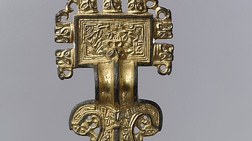 Saxon Square-Headed Bow Brooch