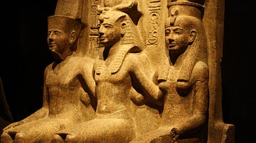 Amun, Ramesses II, & Mut