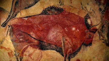 Cave Painting in the Altamira Cave