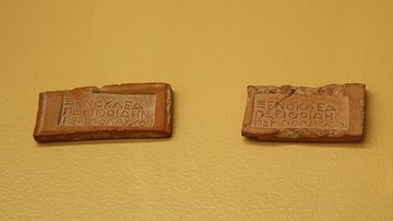 Greek Clay Passport Tokens