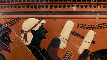 Detail of Kithara Strings