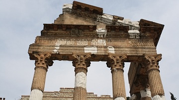 Architrave, Capitolium, Brixia