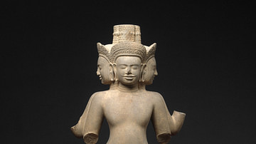 Brahma, Cambodian Statue