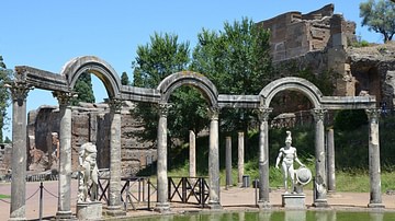 The Canopus at Hadrian's Villa, Tivoli