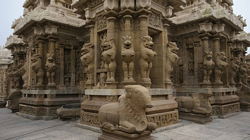 Vimana, Kailasanatha Temple, Kanchipuram