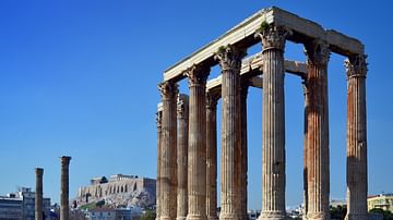 The Temple of Olympian Zeus, Athens