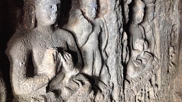 Wall Carving, Ajanta Cave Complex