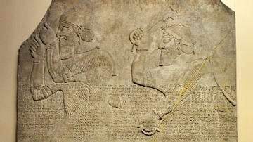 Tribute Bearers Before Ashurnasirpal II