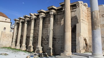 Bibliothèque d'Hadrien à Athènes