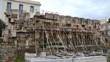 Library of Hadrian, East Wall