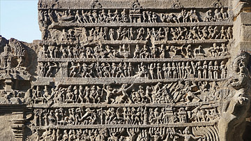 Staircase of the Kailasa Temple, Ellora