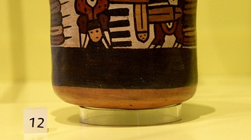 Nazca Bowl with Bird Monster