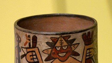 Nazca Vase with Dancing Male