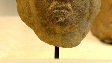 Head of a Local Deity, Birrens, Scotland