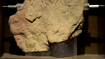 Carved Stone Showing an Ox