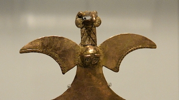 Bird-shaped Gold Pectoral from Costa Rica