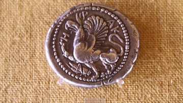 Griffin, Silver Abdera Coin