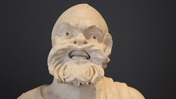 Actor with Mask of Silenus