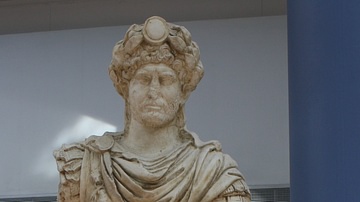 Hadrian in Military Armour