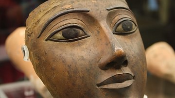 Face from an Egyptian Coffin