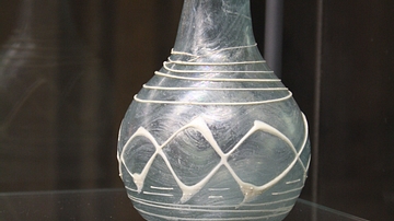 Roman Glass Bottle