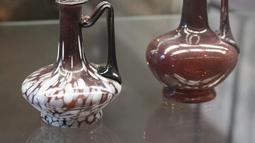 Roman Coloured Glass Perfume Bottles