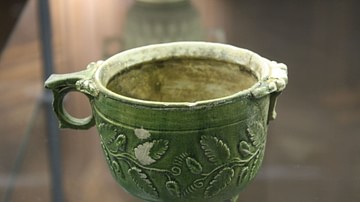 Roman Glazed Pottery Cup