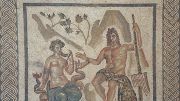 Cyclops Polyphemus & Galatea Mosaic