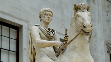 Statue of a Roman Prince on Horseback