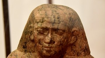 A Statuette from Old kingdom of Egypt