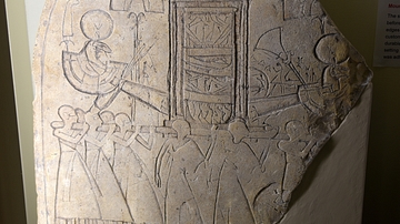 Stela of Amun & Horus the Behdetite