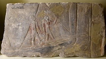 Ship and Sailors from ancient Egypt