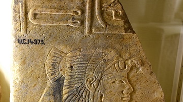 Egyptian Relief of Princess Sitamun, daughter of Amenhotp III