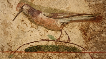 Roman Bird Fresco