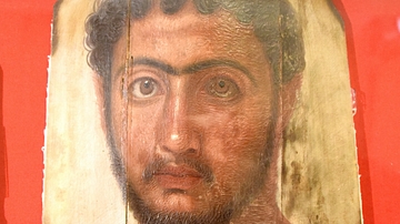 Encaustic Mummy Portrait, Hawara