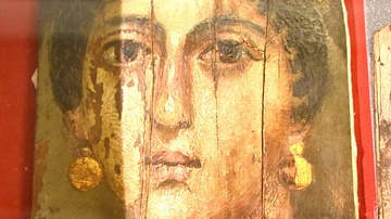 Female Mummy Portrait, Hawara