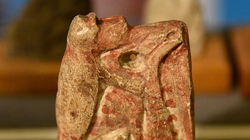 Statuette of a Monkey Playing a Harp