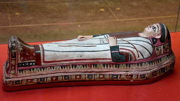 Painted Mummy Case of a Boy Named Pemsais