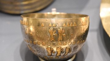 Achaemenid Silver Drinking Bowl