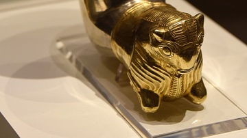 Achaemenid Silver and Gold Horn Cup