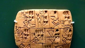 Mesopotamian Beer Rations Tablet