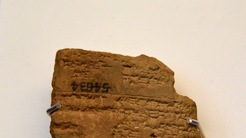 Mesopotamian Tablet Describing the Walls of Babylon