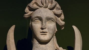 Bust of Mên, the Moon God of Anatolia