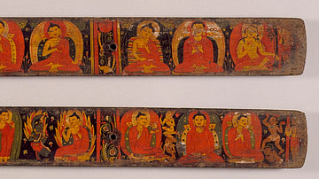 Illustrated Buddhist Manuscript Cover