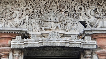 Garuda in Chennakesava Temple, Belur